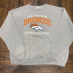 Vintage Denver Broncos NFL Sweatshirt Gray VF Imagewear Crewneck Mens XL y2k 90s